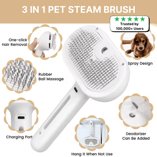 The Ultimate 3-in-1 Pet Grooming Brush
