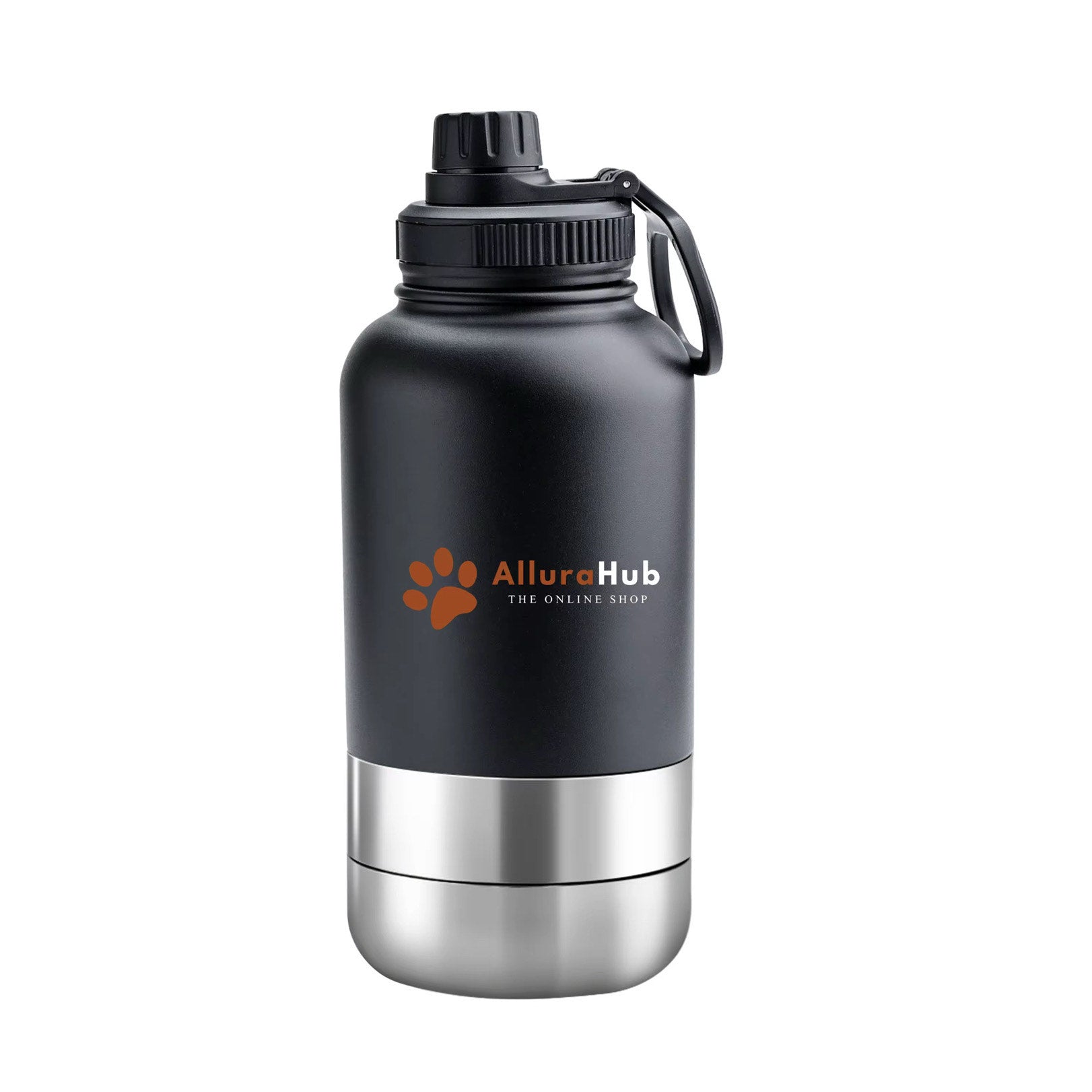 Pet Travel Water Bottle With Bowl