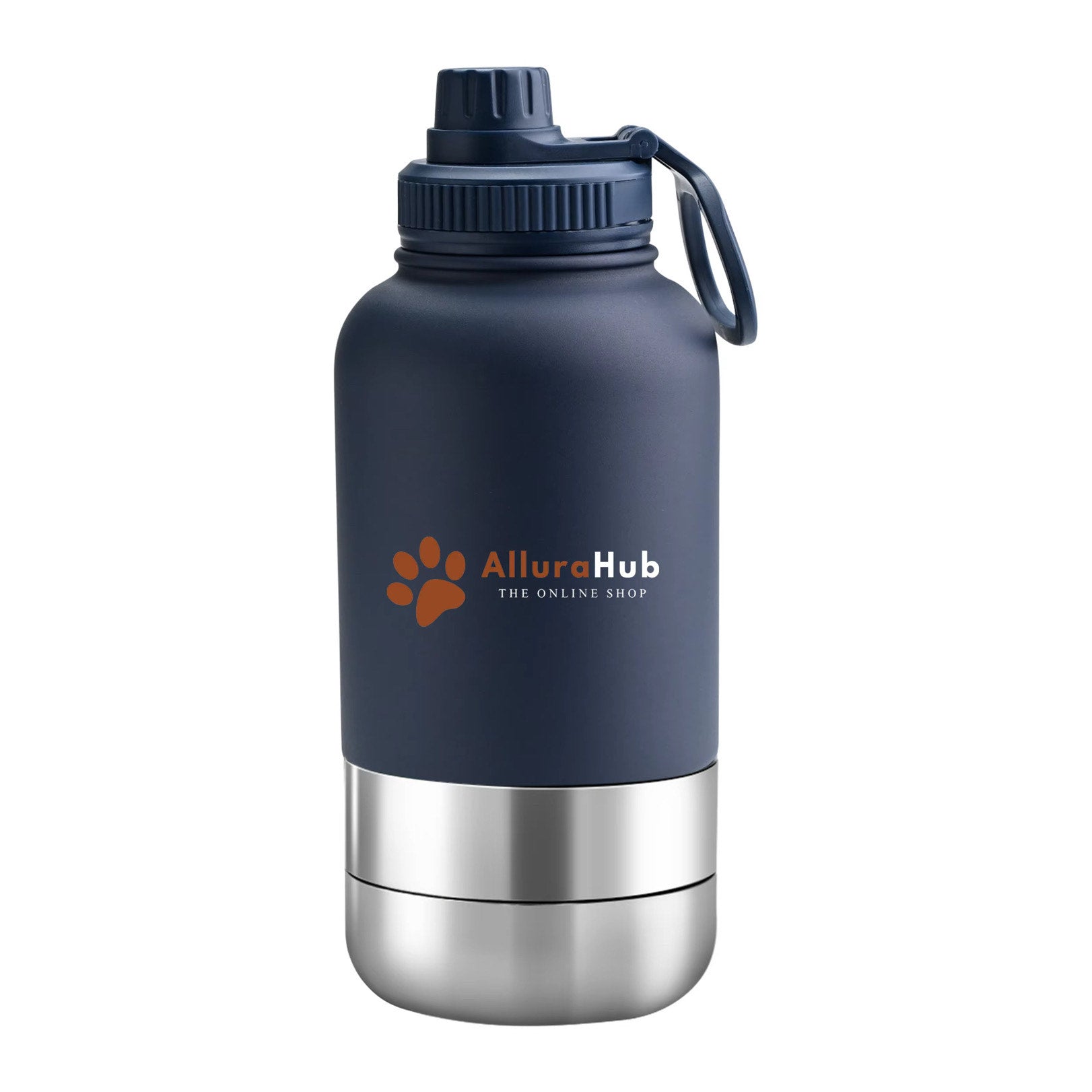 Pet Travel Water Bottle With Bowl