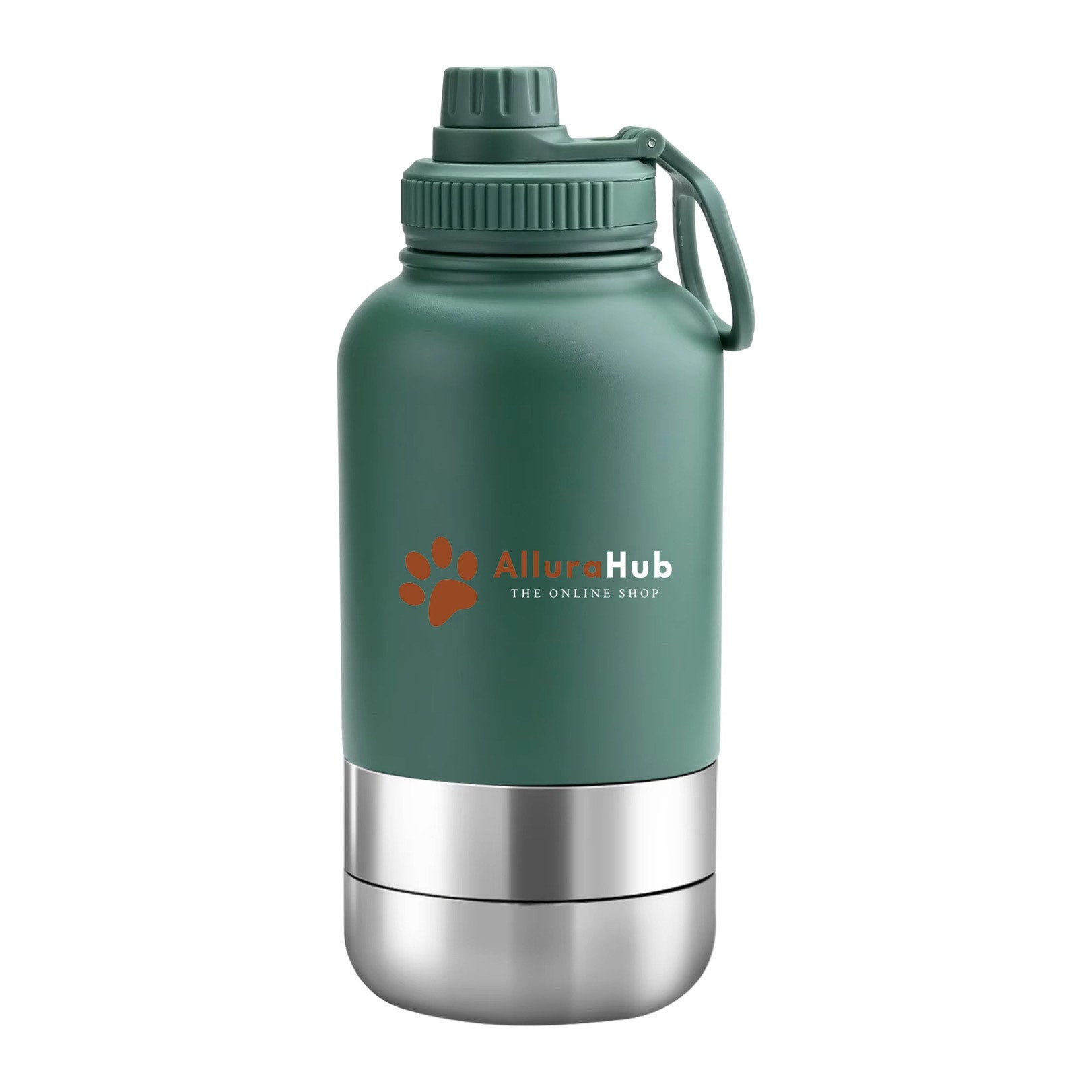 Pet Travel Water Bottle With Bowl