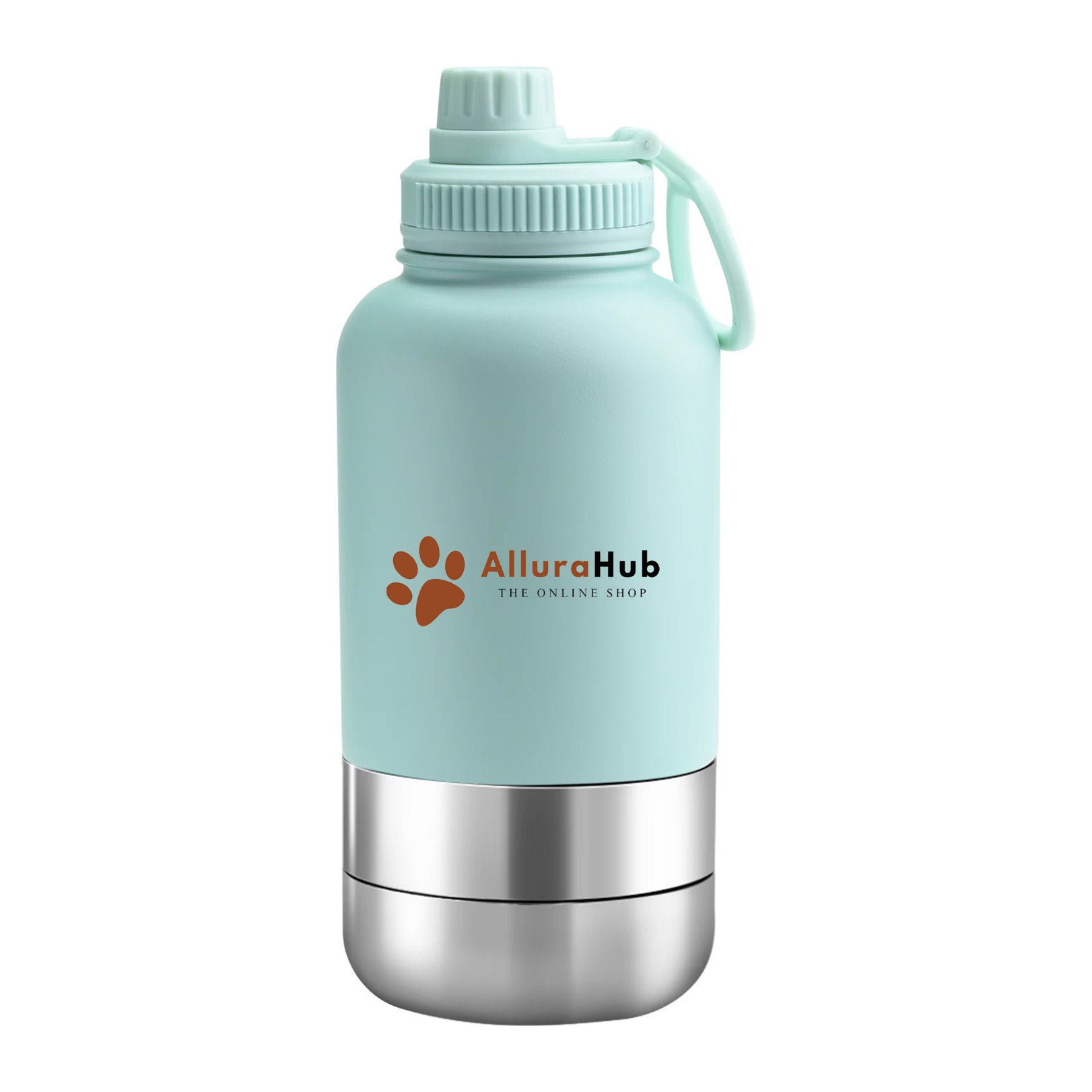 Pet Travel Water Bottle With Bowl